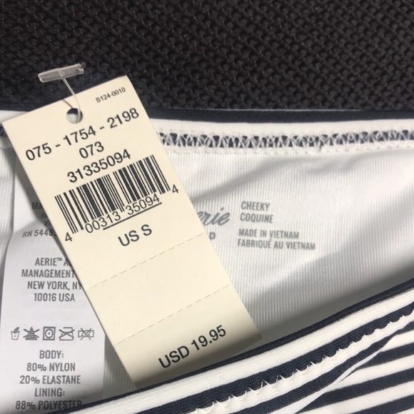 Aerie Striped Bikini Bottoms in S - Picture 4 of 5